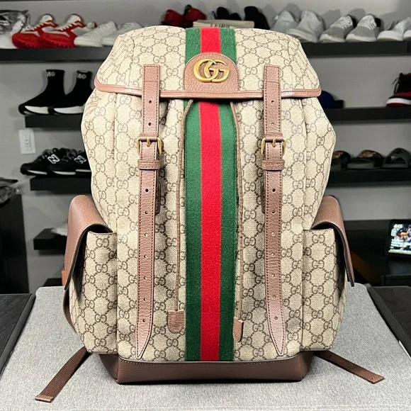 🛑SOLD🛑🍓GUCCI OPHIDIA GG MEDIUM BACKPACK🍓 - Picture 1 of 13